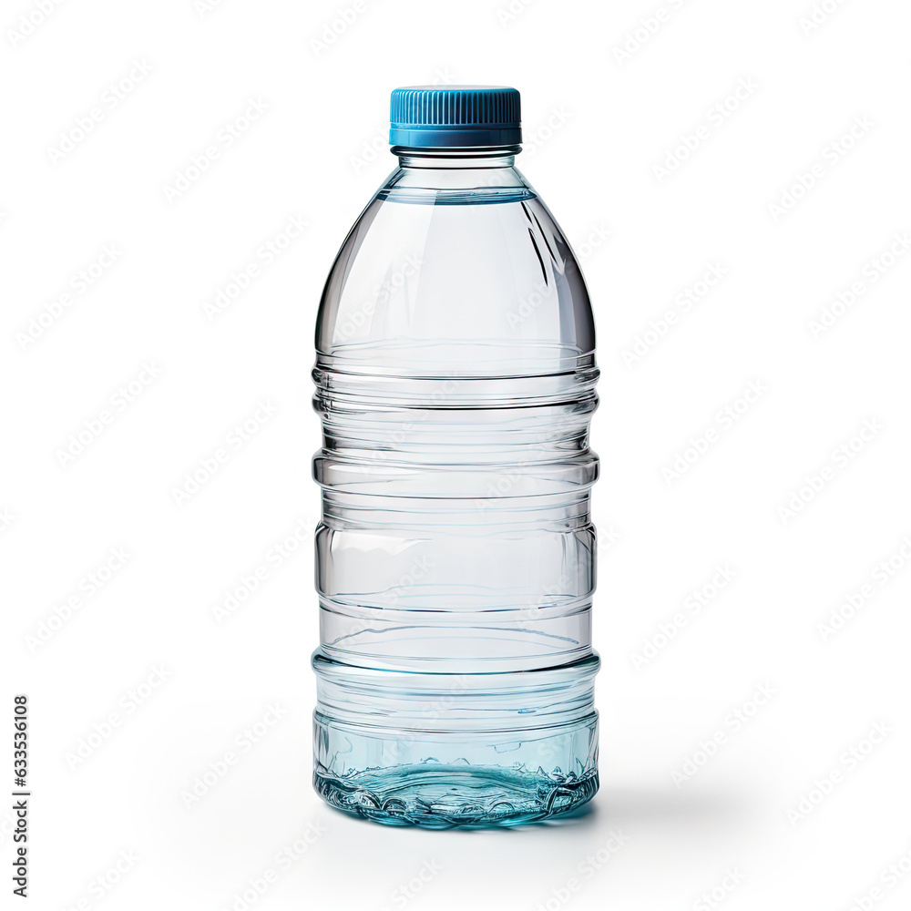 standing transparent plastic water bottle with a cap mockup standing transparent plastic water bottle with a cap mockup