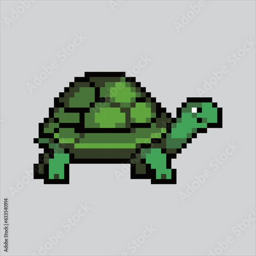 Pixel art illustration Tortoise. Pixelated Tortoise. Tortoise reptile animal icon pixelated
for the pixel art game and icon for website and video game. old school retro.