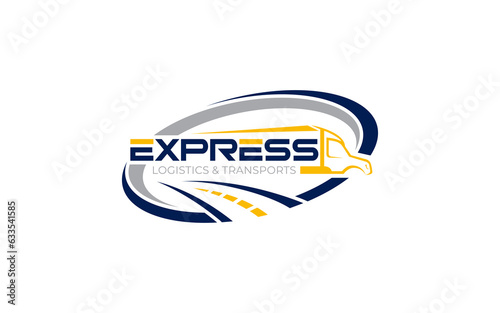 Illustration graphic vector of logistics and delivery services company logo design template