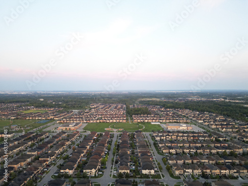 Experience the epitome of Vaughan real estate through mesmerizing drone footage. Nestled by Major Mackenzie & Jane St, close to Highway 400, this area boasts architectural elegance amidst vibrant urba