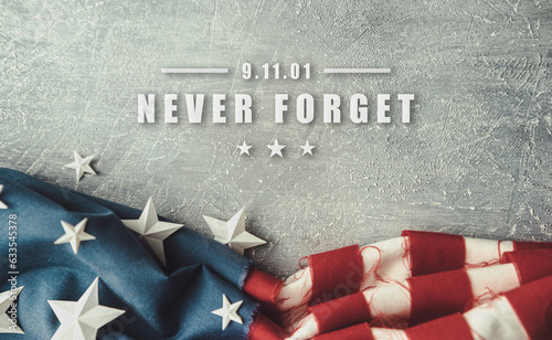 Foto Never Forget Background for National Day Of Service And Remembrance and Patriot