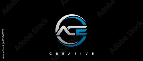ACE Letter Initial Logo Design Template Vector Illustration