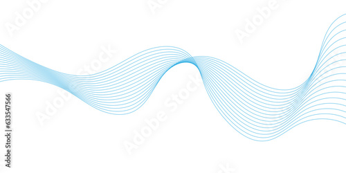 Abstract flowing wave lines. Design element for technology, science, modern concept background. vector eps 10