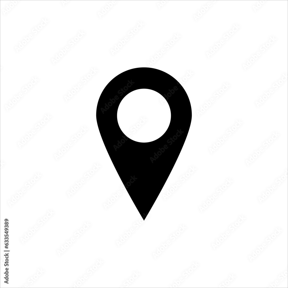 Location icon flat trendy style illustration on white background..eps Location icon flat trendy style illustration on white background..eps