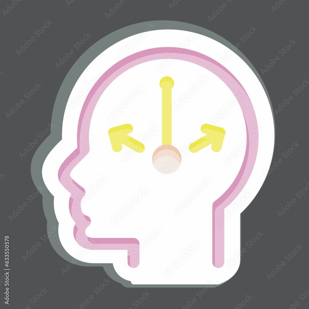 Icon Doubt. related to Psychology Personality symbol. simple design editable. simple illustration Icon Doubt. related to Psychology Personality symbol. simple design editable. simple illustration