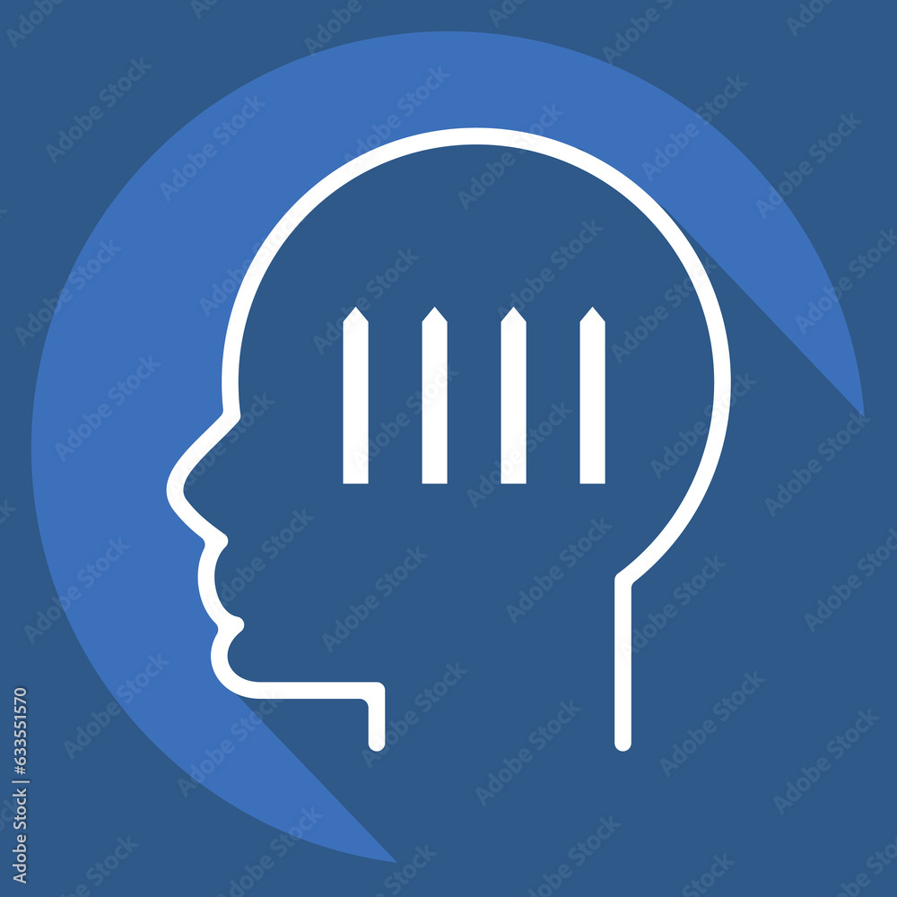 Obraz premium Icon Autism. related to Psychology Personality symbol. simple design editable. simple illustration