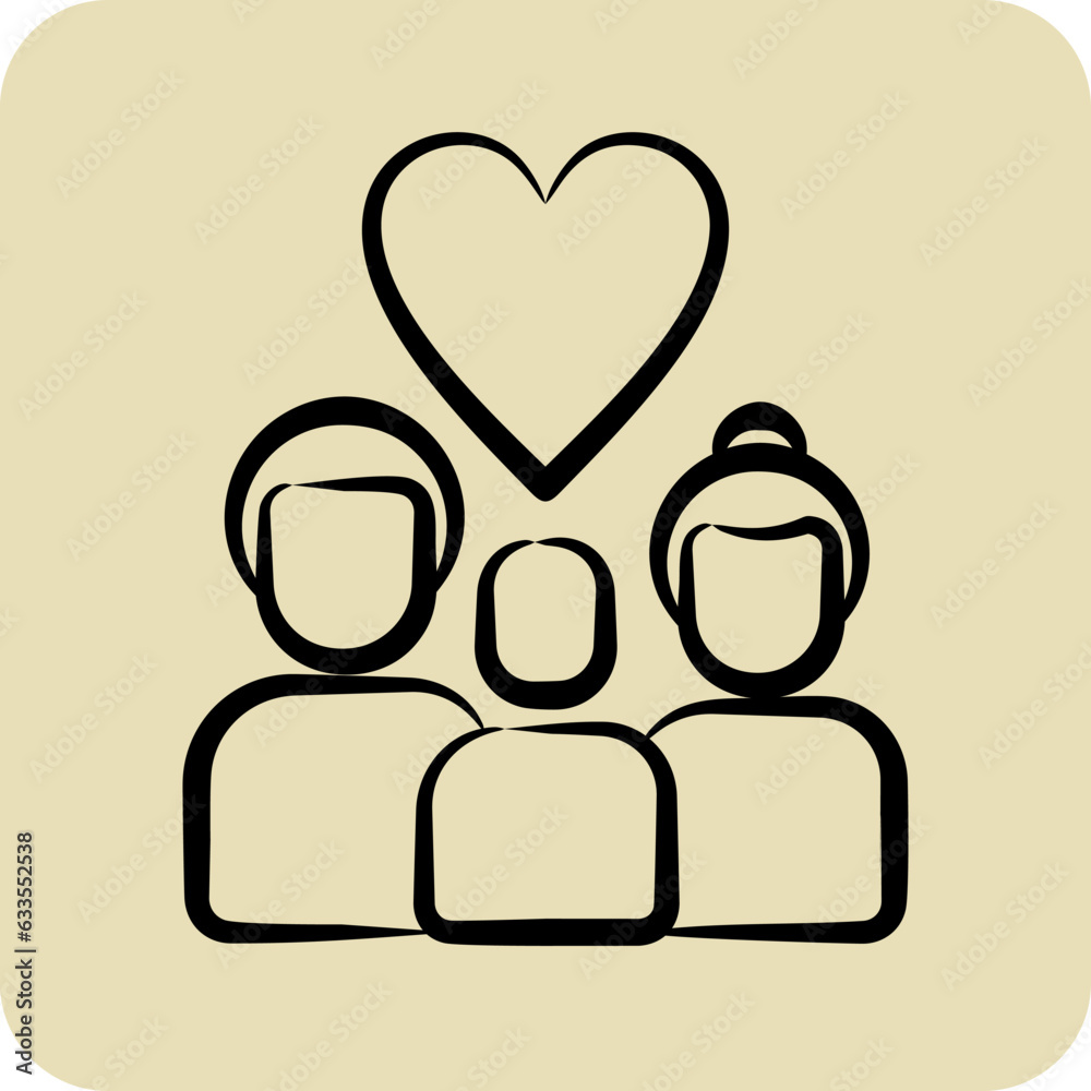 Icon Love. related to Family symbol. glyph style. simple design editable. simple illustration Icon Love. related to Family symbol. glyph style. simple design editable. simple illustration