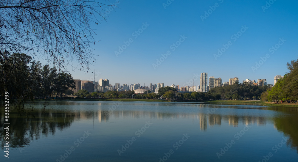 Ibirapuera park located in the city of São Paulo, Brazil