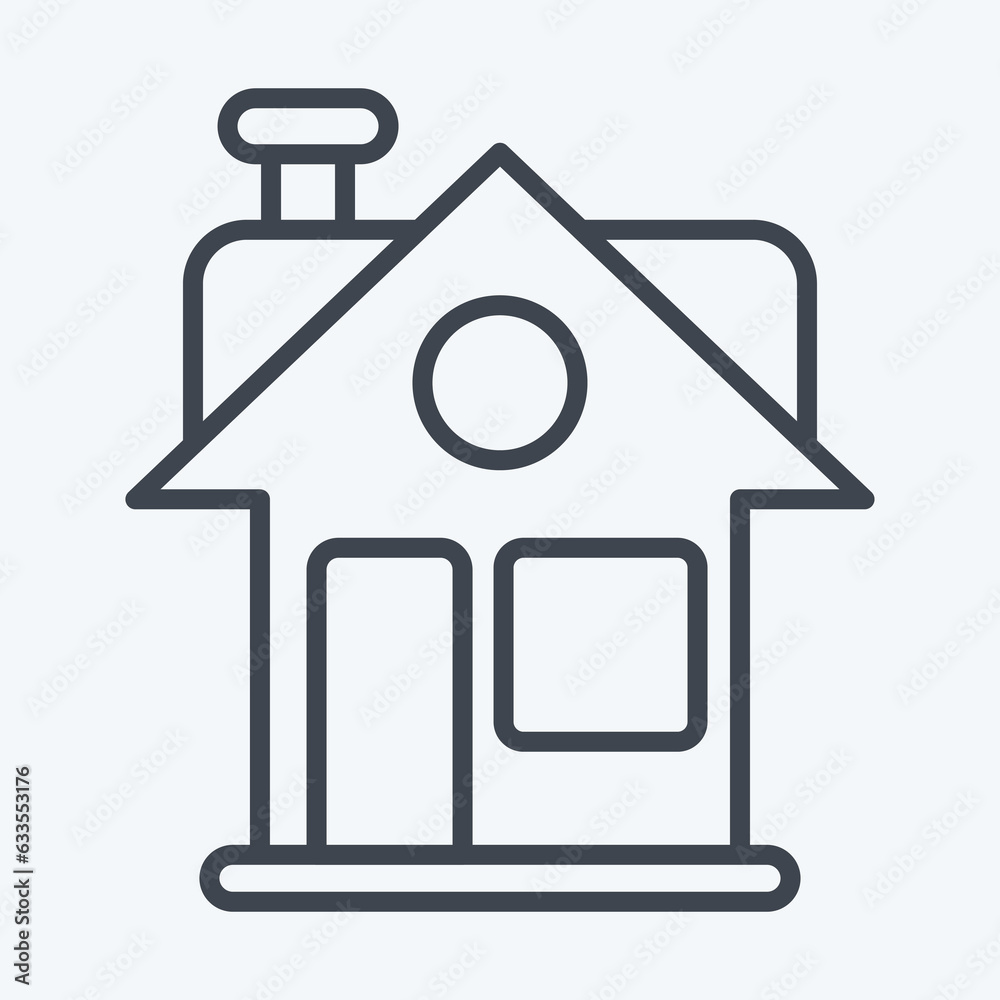 Icon House. related to Family symbol. glyph style. simple design editable. simple illustration Icon House. related to Family symbol. glyph style. simple design editable. simple illustration