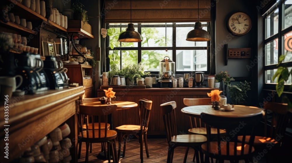 interior of cafe