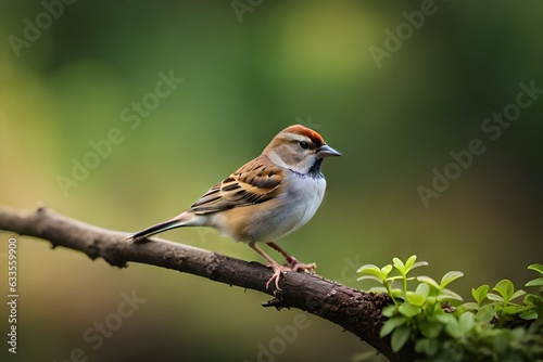 robin on a branch