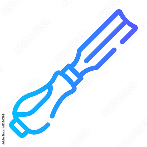 chisel Line Gradient Icon