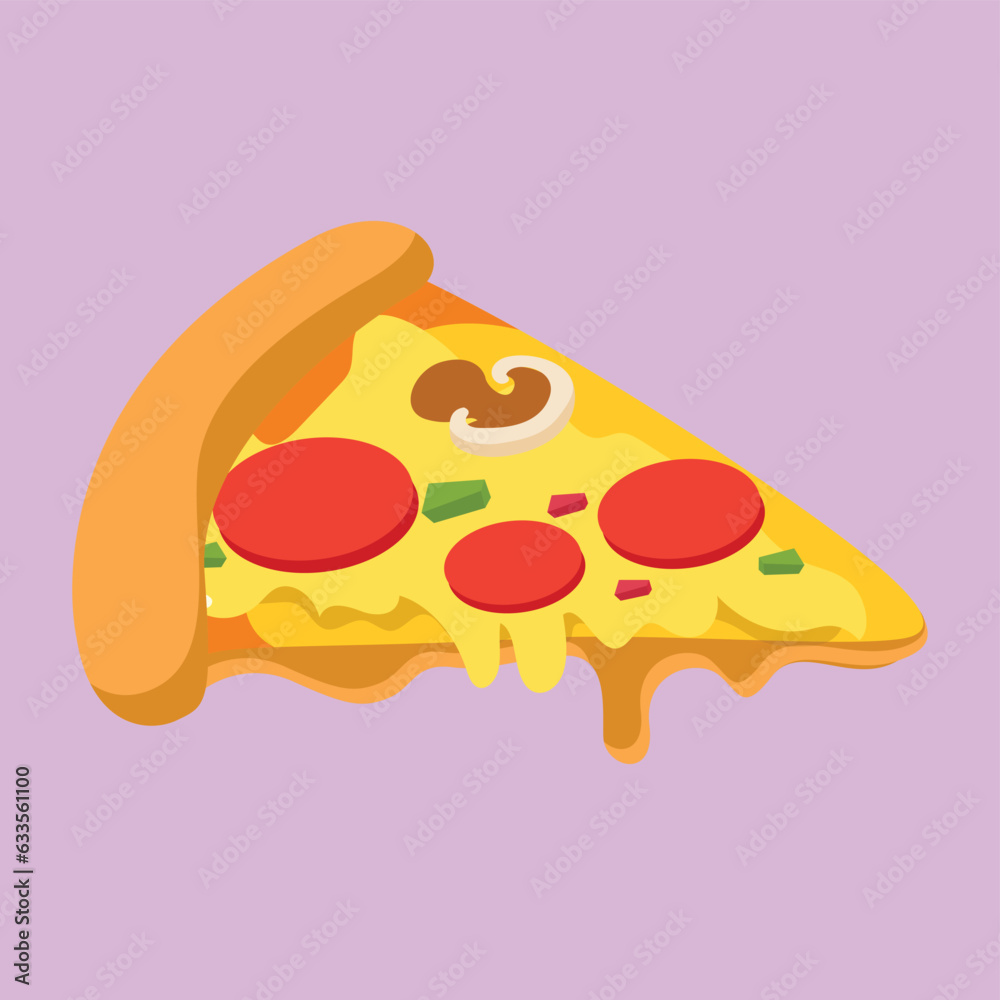 Food vector art design. Flat design of fast food. Food vector art design. Flat design of fast food.