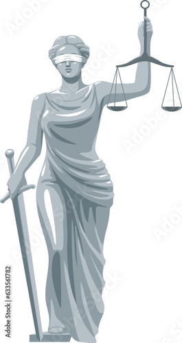 figure of Themis goddess of justice