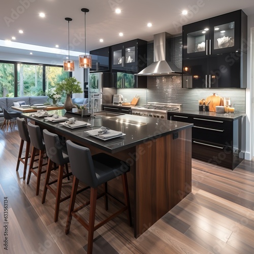 Magnificent modern kitchen,...