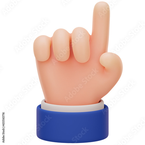 One Hand Gesture 3D