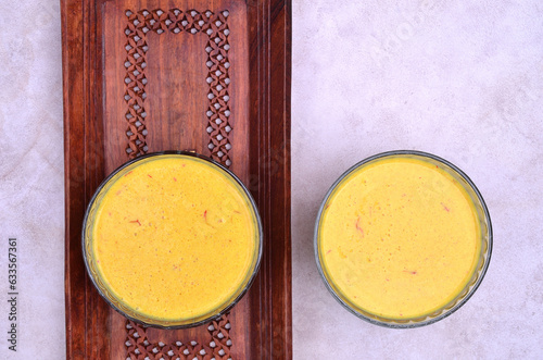 Traditional Indian thick drink lassi