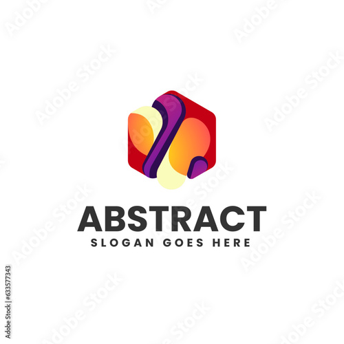 Free Download Vector Logo Illustration Abstract Gradient Colorful Style - GFXLoad