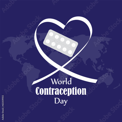 Vector illustration of World Contraception Day banner