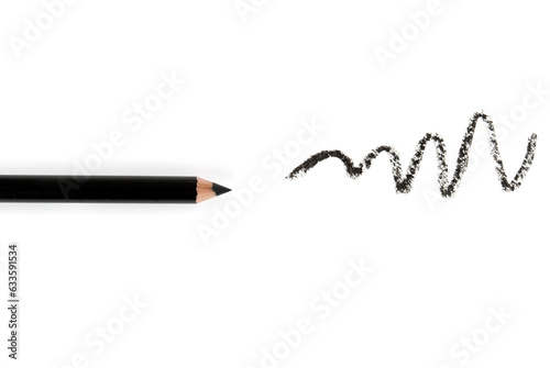 Black eye liner pencil