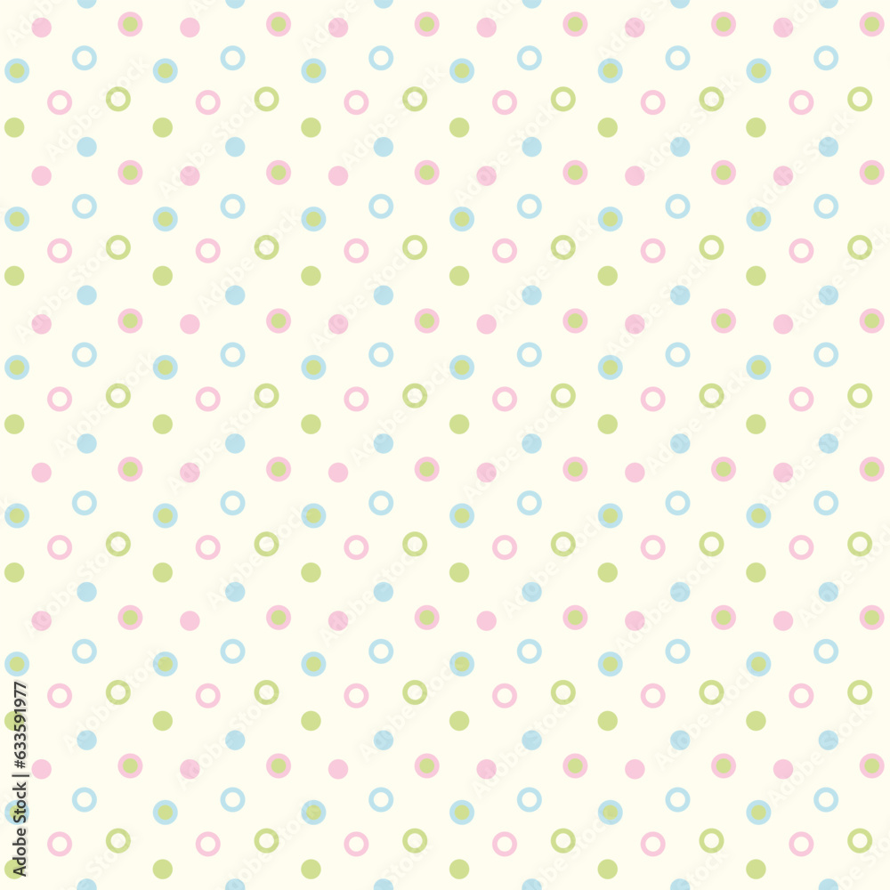 Seamless pattern for textile decor