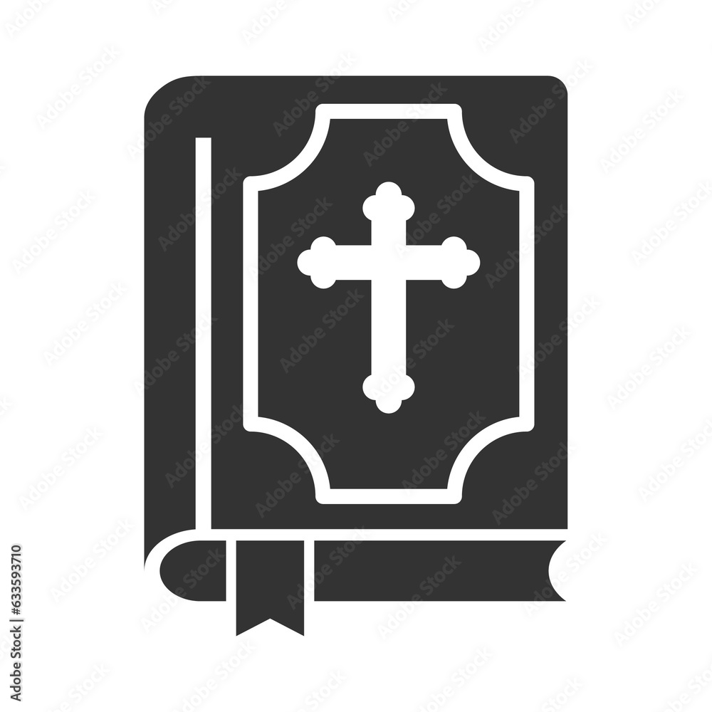 Vector illustration of Christian religious books icon in dark color and transparent background(PNG). Vector illustration of Christian religious books icon in dark color and transparent background(PNG).