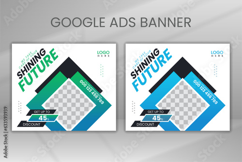 Social Media Medical Equipment & Healthcare Machines Web Banner Banner Design