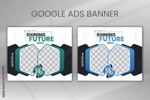 Medical Website Banner or Google Ads Banner Design Template