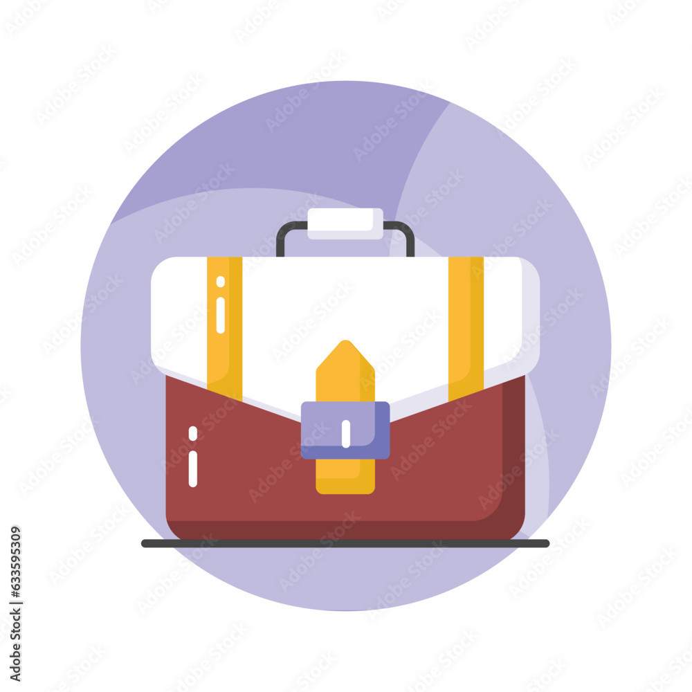 Business portfolio vector design, an amazing icon of business bag in editable style Business portfolio vector design, an amazing icon of business bag in editable style