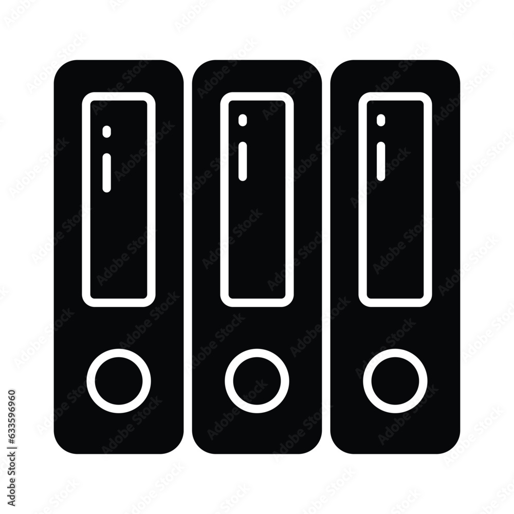 A vectors of files in modern style, trendy flat icon of binders