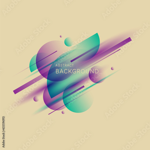 Abstract background with simple elements. An image with a composition of geometric elements and shapes.