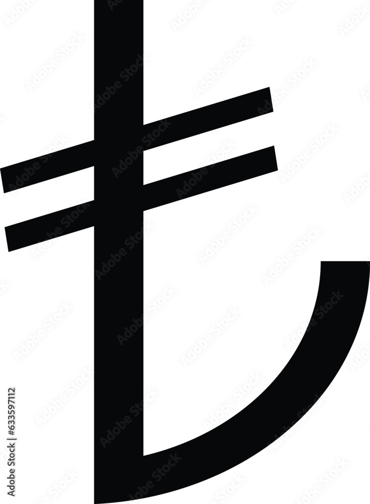 Turkish lira icon . Turkish currency symbol vector Turkish lira icon . Turkish currency symbol vector