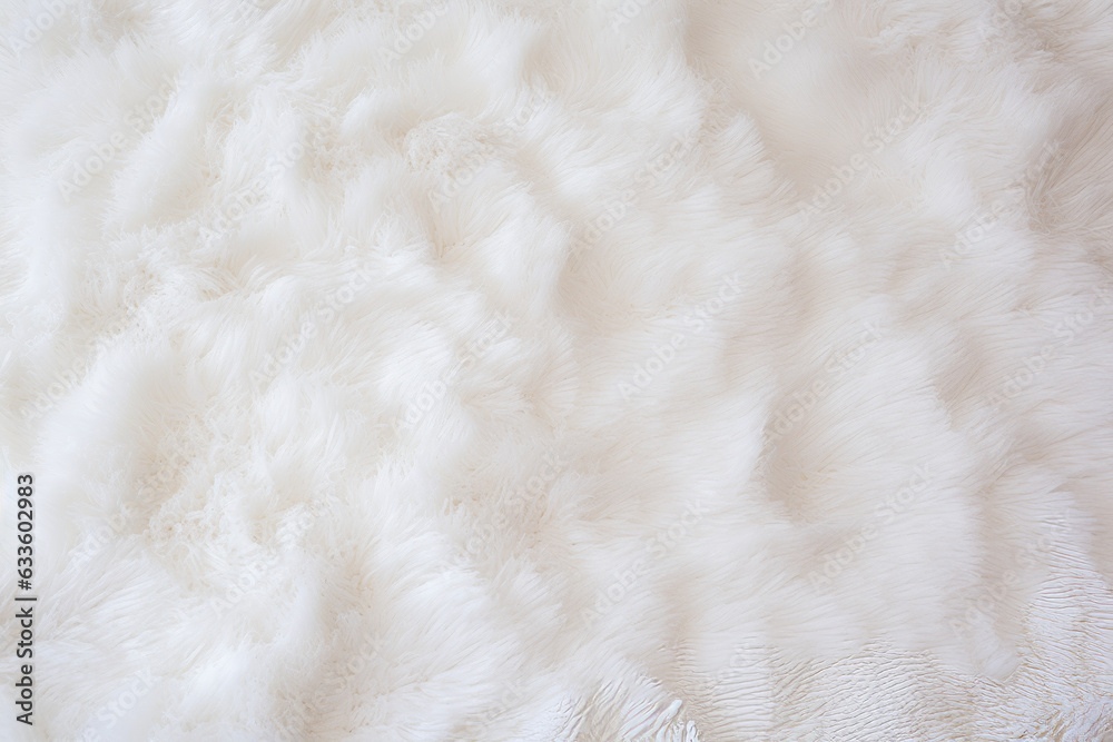 White Fluffy Rug Texture Background White Fluffy Rug Texture Background