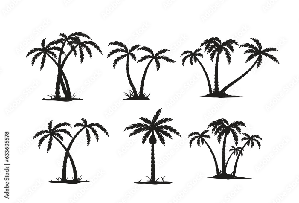 palm tree silhouette se