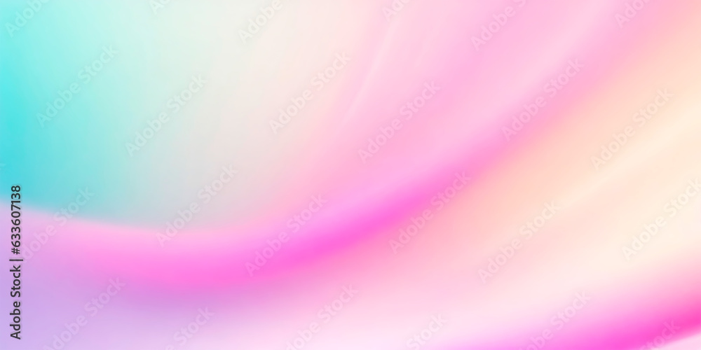 Obraz premium gradient background green and pink abstract wave pattern