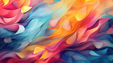 An Abstract Painting With Bold Brushstrokes, Background, Illustrations, HD