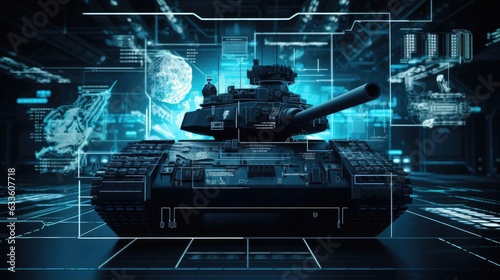 Sci-Fi Military Tank photo