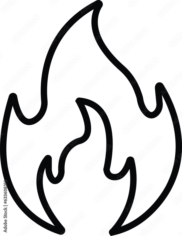 line Fire sign. Fire flame icon isolated on white background. Fire flame symbol. Bonfire silhouette logotype. Flames symbols flat style - stock vector. Simple icon, Web site page and mobile app. line Fire sign. Fire flame icon isolated on white background. Fire flame symbol. Bonfire silhouette logotype. Flames symbols flat style - stock vector. Simple icon, Web site page and mobile app.