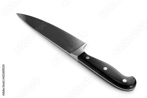 Kitchen knife isolated on white background