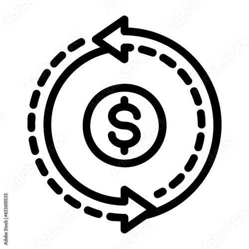 refund line icon