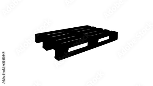 wooden pallet silhouette