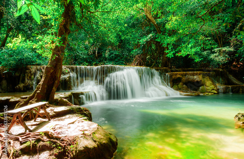 Waterfall in Thailand is beautiful © samurai