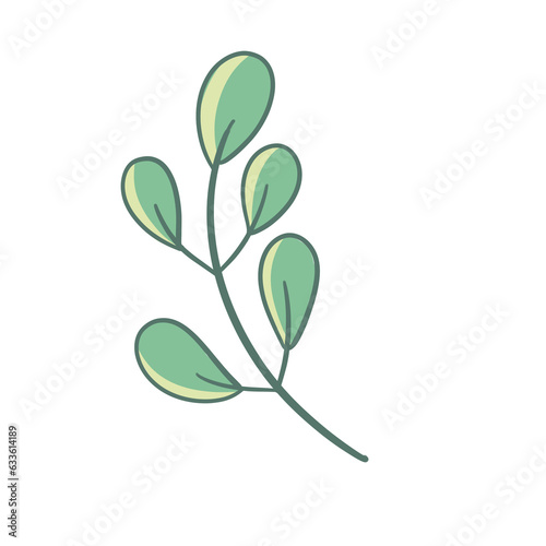 green tree with leaves - green leaf cartoon