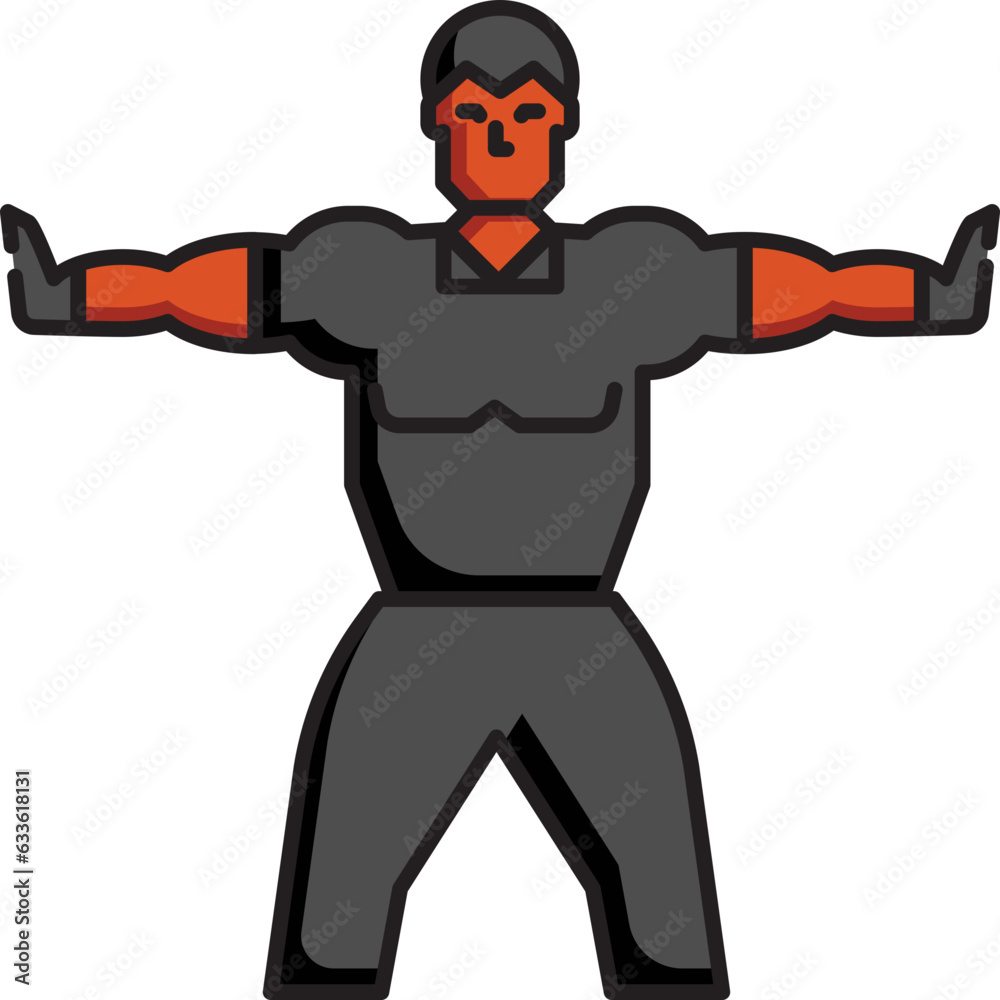 MMA referee icon MMA referee icon