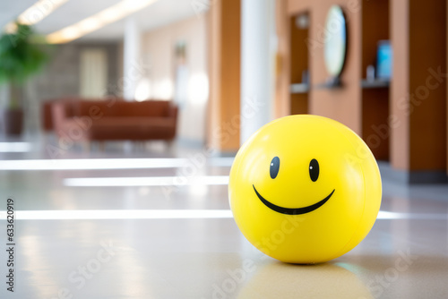 Vibrant Yellow Smile Inspiring Positivity in the Workplace