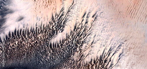 Wallpaper Mural the metastasis of the Earth,  abstract photography of the deserts of Africa from the air. aerial view of desert landscapes, Genre: Abstract Naturalism, from the abstract to the figurative, Torontodigital.ca