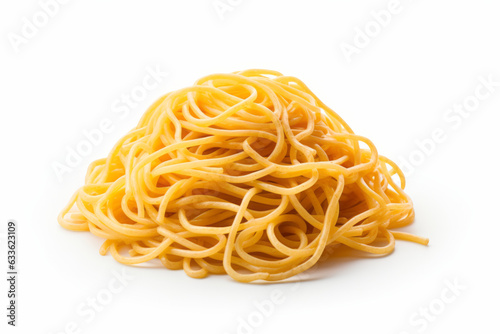Delicious Spaghetti Pasta on a Clean White Background