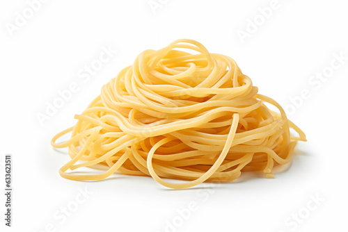 Delicious Vermicelli Pasta on a Clean White Background