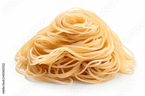 Delicious Vermicelli Pasta on a Clean White Background