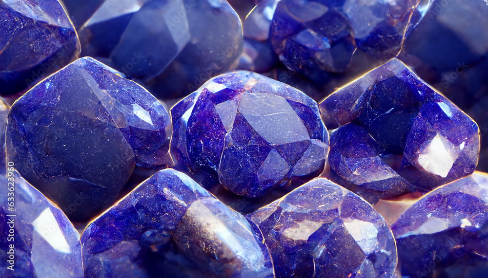 Naklejka premium tanzanite gemstone background